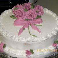 Wilton Class I Roses My third cake made for Wilton Class I. The roses were a bit hard for me, but all in all I think they turned out alright.