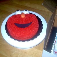 Elmo Smash Cake 