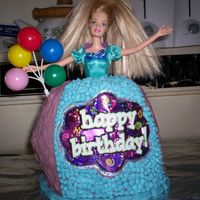 My First Barbie Doll Cake On A Budget This cake cost me about $5.00 dollars to make. I used Cherylann's super moist cake mix and buttercream icing. I wanted to do so many...