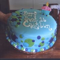 Bubble Cake This was a 4 layer chocolate cake infused with pomegranite juice, and dark chocolate buttercream filling.