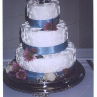 Jack And Sally Skellington This was done for a couple whom loved the color blue and requested that I place a small pair of Jack and Sally from the movie a Nightmare...