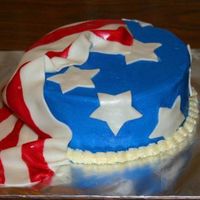 July 4Th Fondant decorations.