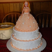 Presentacion De 3 Anos This cake is a 3 leches cake with coconut filling. It is decorated with whip topping and the peach frosting is made out of a crisco...