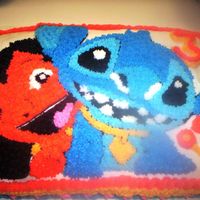 Lilo & Stitch Cake I made this for my daughter's 3rd birthday. I actually got the idea from another person on cakecentral.com. My daughter loved it.