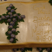 Baptism Cake This did not come out the way I had planned it. Disappointed ,Yes. But I learned alot. Thanks for looking