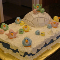 Club Penquin Cake made for my daughters 7th birthday .Thanks for the inspiration