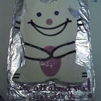 Happy Bunny Buttercream with MMF accents. Happy Bunny rules!