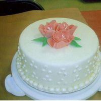 Mmf Practice Cake Practicing for my 1st wedding cake in mmf