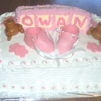 Baby Botties And Bears Bear and botties out of fondant - all else buttercream. Had hard time with blocks, didn't come out like I wanted. Tips on how to do...