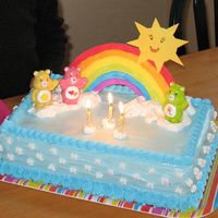 Care Bears Made for my daughter's 3rd birthday - my second attempt at decorating a child's cake. It was a lot of fun - for my kids (3 &...
