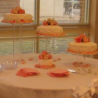 Brother's Wedding My first wedding cake. It was a wedding gift for my brother and his wonderful wife. She couldn't have chosen an easier design and I...