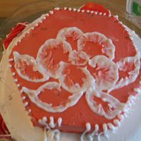 Brushed Rose Disaster I tried a new technique. Obviously a disaster.