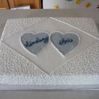 Lindsay & Ari's Wedding Cake This was done as a favor for a friend who was actually supposed to make the cake but had to leave town unexpectedly, so she referred the...