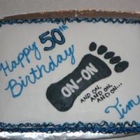 Tim's Birthday Cake 9x13 with buttercream