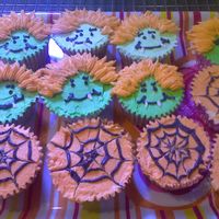 Halloween Cupcakes Part Two Made for dessert for the kids after today's soccer game.