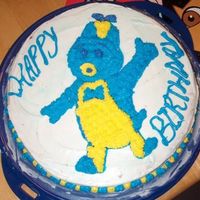 Pablo - The Backyardigans This is a cake with Pablo from the Backyardigans. My very 1st cake after I officially started cake decorating classes!