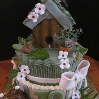 Naturewood This was done for a lady that is a HUGE fan of the Pfaltzgraff Naturewood pattern. They actually themed her party after this. Birdhouse is...