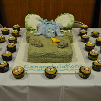 Baby Dragon Shower Cake I made this cake for my sister-in-law's dragon themed baby shower. The dragon cake was from a Debbie Brown picture I found on the...