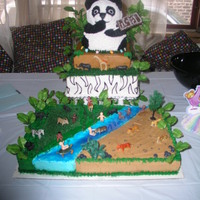 It's A Jungle This is my sister's baby shower cake...TFL