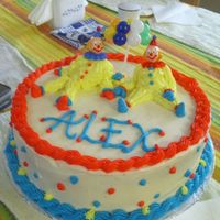 Dsci1088.jpg this cake was for my little nephew and it's all cream cheese icing!!!please leave ur comment thank you!!!