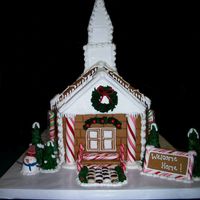 Gingerbread Church This is a replica of a local church. I was asked to do this for their Christmas extravaganza. It was the first gingerbread structure of...