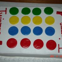 Twister Cake This is what the customer decided for the 80's birthday. I'm not sure if Twister was started in the 80's but that is what he...