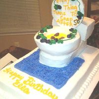 Toilet Cake Would like to say a big Thank You to all the people that helped me on this cake, I never could have done it without the instructions and...