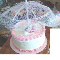 Baby Shower Red Velvet with crusting cream cheese:)