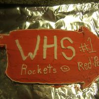Rocket Cake 1 Cake for the HS teachers at school...