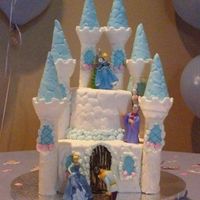Cinderella Princess Castle Cake I made this cake for my daughter's 3rd birthday party. I was very proud of the way it turned out. In the past I have made MMF but I...