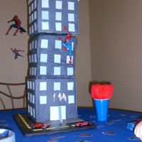Spiderman I had such high hopes for this cake, but unfortunately I ran out of time. It turned out pretty good and my son and all of his friends...