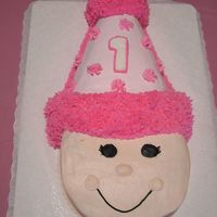 Maggie's 1St Birthday I made this cake for my daughter's first birthday a few days ago. The cake matched the character on her birthday invitations. I...