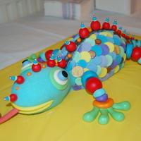 Colorful Chameleon This is supposed to be Colette Peters "Mr. Sticky." I don't have the book so I just studies pictures of what other people...