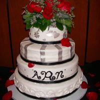 1St Wedding Cake I Got Paid For! :-) 
