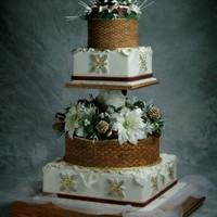 Winter Woods Wedding This was the first cake I ever entered in a show. It was for the 2011 Washington State Sugar Arts Show. Everything is either fondant or...