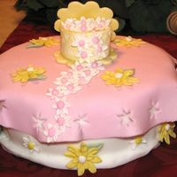 Img_2997.jpg Cake for last class of the Fondant and Gum paste Class