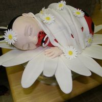 Ladybug Themed Baby Shower I saw a picture of a cake on here and I made a few changes on it for a friend's baby shower. I also make jewelry, so I made a little...