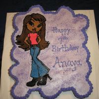 Bratz Cupcake Cake This is my 1st attempt at a fbct and I am very pleased with how it turned out.