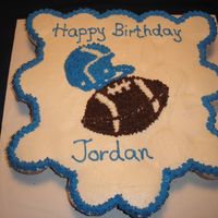 Birthday Cupcake Cake Birthday cupcake cake for a boy who loves football