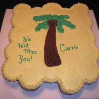 Palm Tree Ccc palm tree cupcake cake