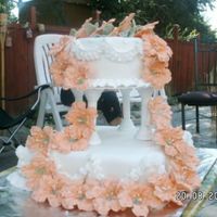 Wedding Shower Lei This was for a wedding shower that was in the Polynesian theme. I tried to put the Royal Icing Flowers in the shape of a Lei.