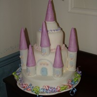 Princess Castle This is the first cake I have made in over 5 years! It is a butter cake with homemade buttercream, covered in wilton fondant. This was my...