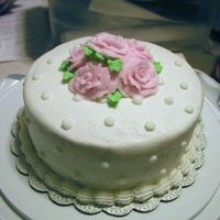 Class 1 Finale Finale cake from Wilton Course 1.