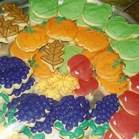 Fruit Of The Spirit Cookies Harvest and Fruit Cookies- "But the fruit of the Spirit is love, joy, peace, longsuffering, gentleness, goodness, faith, meekness,...