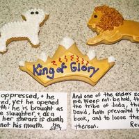 King Of Kings, Lion Of Judah, Lamb Of God These were some of our Christmas cookies this year to glorify the LORD Jesus! I based each cookie on a scripture found in the Bible.