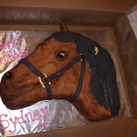 Horse Cake Thanks for looking. I really had alot of trouble with the mane. Everything else I was happy with.