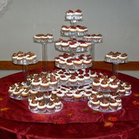 Cupcakes With Maple Leaves This is the cupcake tree that I did for my goddaughter's church reception that followed immediately after the ceremony. Cupcakes were...
