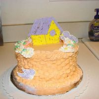 Dd's Course 2 Cake DD (age 8 ) didn't actually take course 2, but wanted me to teach her basketweave & the RI flowers so she could make this cake....