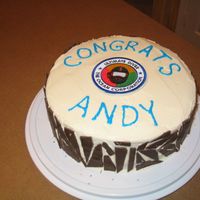 Dive School Graduation Cake 