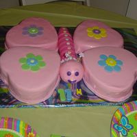 Butterfly Birthday Cake I took inspiration from a cake I saw on cake central to make this my hown, Hope you all enjoy how it turned out